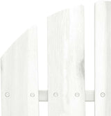 White Solid Fir Wood 2-Seater Durable Garden Adirondack Chair for Outdoor Patio Balcony Relaxation Ergonomic Design - Photo 6