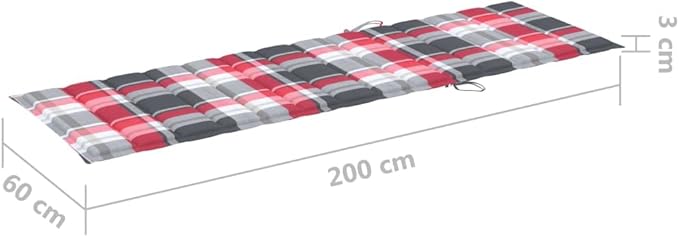 vidaXL Acacia Wood Sun Lounger with Wheels - Photo 3