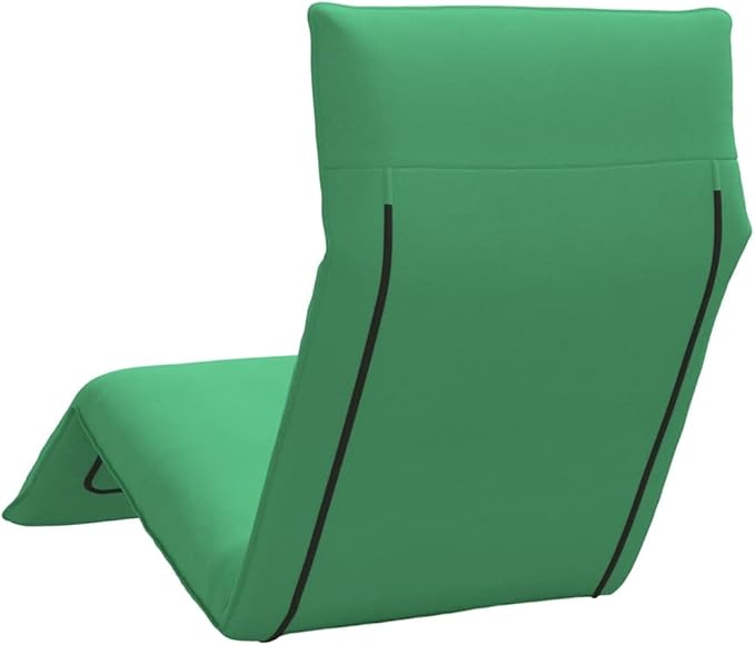 Folding Sun Lounger Green 68.9x21.3x3.3 Oxford Fabric Outdoor Reclining Camping Patio Beach Lawn Chair for Garden Deck - Photo 5