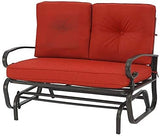 Outdoor Swing Glider Rocking Bench, Garden Loveseat Chair - Photo 1