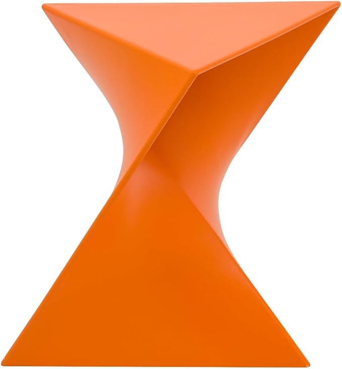 LeisureMod 15.75" Triangular Side Table, Stackable Plastic Accent End Table for Indoor & Outdoor Use - Photo 4