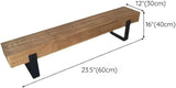 CraftThink Wooden Dining Bench - Photo 2