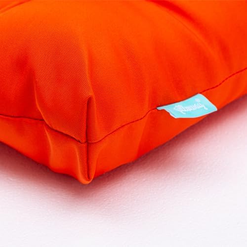 QILLOWAY Outdoor Patio Wicker Seat Cushions Group Loveseat/Two U-Shape/Two Lumbar Pillows for Patio Furniture - Photo 5