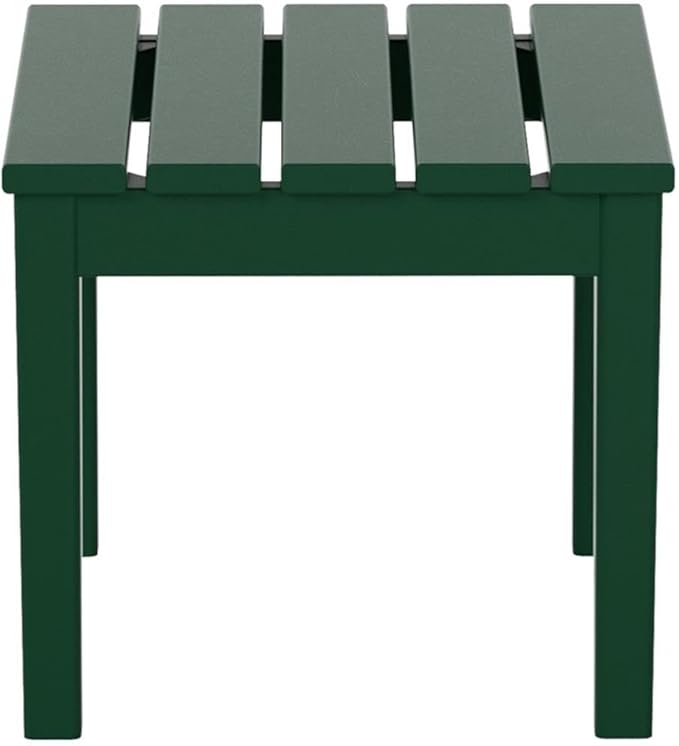 Costaelm Small Outdoor Side Table, Patio End Table Weather Resistant Outdoor Coffee Table - Photo 4
