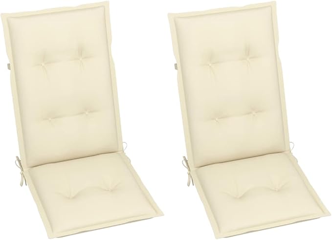 Outdoor Rocking Chair with Cream Cushions, Solid Acacia Wood Vintage Rocker, Gray Wash Finish Patio Furniture for Porch - Photo 5