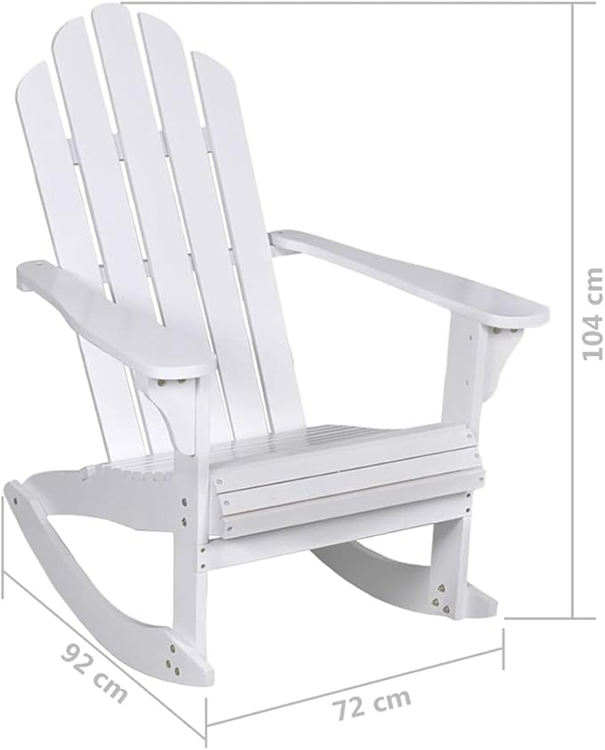 (Fast Shipments) Wooden Rocking Chair - Photo 2