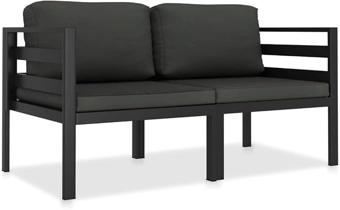 vidaXL Patio Furniture Set 2 Piece, Patio Conversation Set with Cushions - Photo 1