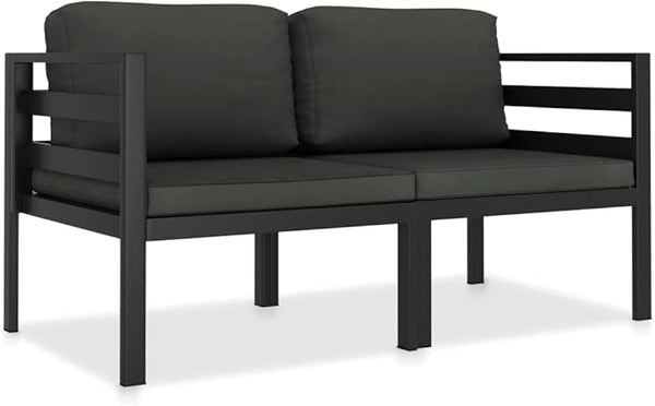 vidaXL Patio Furniture Set 2 Piece, Patio Conversation Set with Cushions - Photo 1