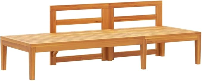 Garden Bench with Table Dark Grey Natural Wood Solid Acacia Wood Plush Cushions Reversible Table Orientation Easy Maintenance Outdoor Seating Furniture