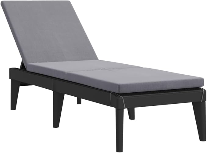 Sun Lounger with Cushion, Sofa Pool Patio daybed Lounge Chaise Outdoor Daybed Suitable for Deck Poolside Lawn Garden - Photo 2