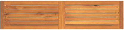 Patio Bench 59.1"x13.8"x17.7" Solid Wood Acaciawork Bench Patio Furniture Bench entryway benchSuitable for Garden Courtyard