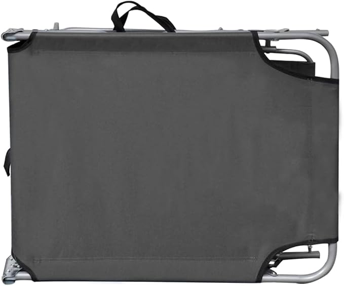 Folding Sun Lounger, Adjustable Outdoor Lounge Chair, Lightweight Aluminum Recliner for Garden, Patio, Poolside, Deck - Photo 5