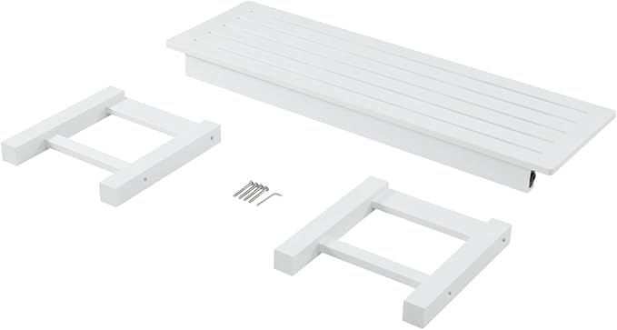 Psilvam Outdoor Bench, Two Person Poly Lumber Porch Bench, Weatherproof Garden Bench That Never Rot and Fade - Photo 9