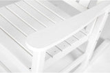 Outdoor Rocking Chair Set with Side Table, 3-Piece Rocking Chair Set with Wood-Texture, All Weather-Resistant - Photo 6