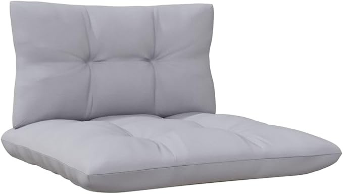 Patio Middle Sofa with Gray Cushions Solid Pinewood Outdoor Chairs Furniture Outdoor Patio Furniture Set Suitable for - Photo 6