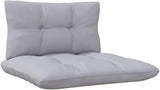 Patio Middle Sofa with Gray Cushions Solid Pinewood Outdoor Chairs Furniture Outdoor Patio Furniture Set Suitable for - Photo 6