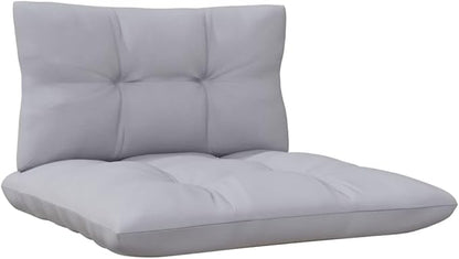 Patio Middle Sofa with Gray Cushions Solid Pinewood Outdoor Chairs Furniture Outdoor Patio Furniture Set Suitable for Poolside, Bistro, Patio.