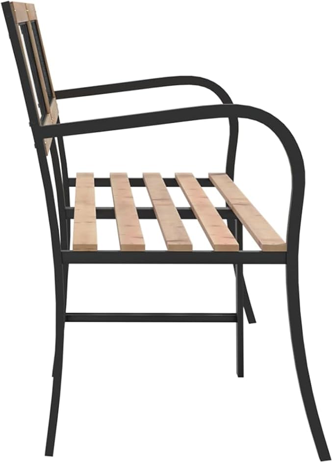 Twin Patio Bench 93.7" Chinese Fir Wood Garden Bench Deck Bench Outdoor Bench Porch Bench for patios, Gardens, Decks