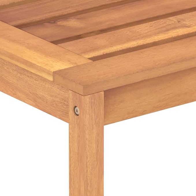 Patio Bench Garden Bench Outdoor Bench for Outdoors Porch Entryway Furniture for Yard 44.9" Solid Teak Wood
