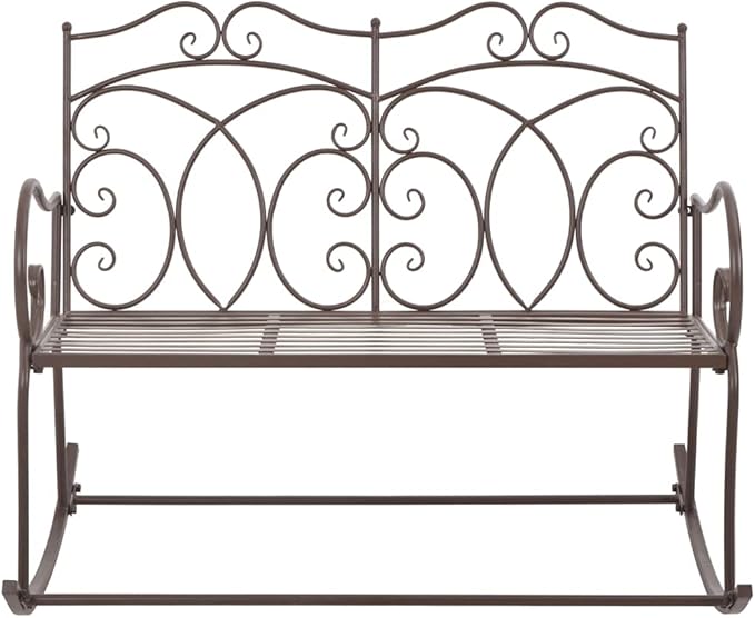 (Fast Delivery) Garden Bench Metal Frame Outdoor Seating Furniture - Photo 3