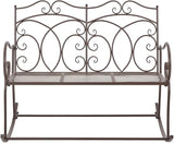 (Fast Delivery) Garden Bench Metal Frame Outdoor Seating Furniture - Photo 3