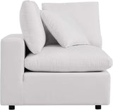 Modway Commix Overstuffed Outdoor Patio Corner Chair in White - Photo 4