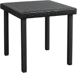 Sun Lounger Set of 3, Adjustable Outdoor Patio Furniture with Black Steel Frame & PE Rattan - Photo 8