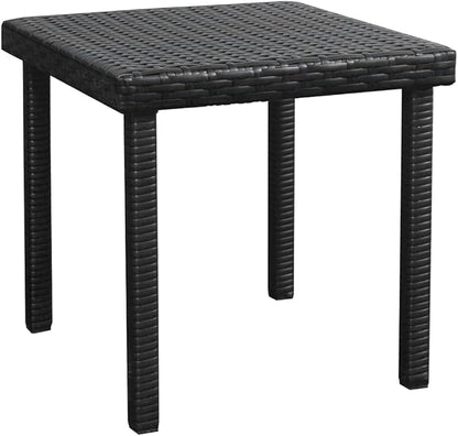 Sun Lounger Set of 3, Adjustable Outdoor Patio Furniture with Black Steel Frame & PE Rattan, Modern Garden Chaise Lounge for Poolside, Balcony, Durable Weather-Resistant Relaxation