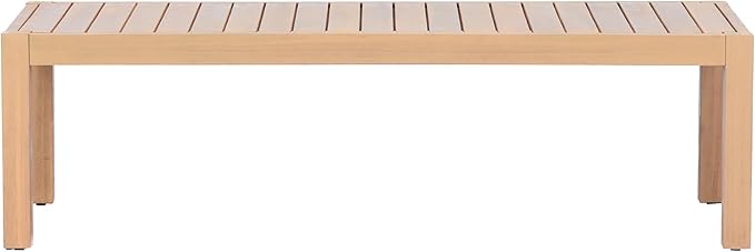 Christopher Knight Home Galliard Outdoor Coffee Table for Patio Furniture Set, Heavy Duty Acacia Wood Accent Table - Photo 3