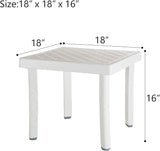 Domi Pool Lounge Chair Aluminum Adjustable Outdoor Chaise Lounge - Photo 7
