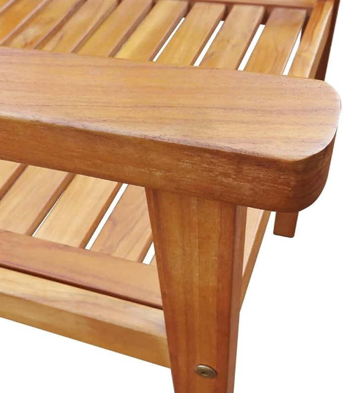 (Fast Shipments) Garden Bench Patio Bench Seat Outdoor Garden Chair Garden Yard Furniture Seating Garden Chairs 2 pcs - Photo 6