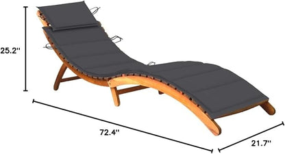 Patio Sun Lounger Hammock Chair,Lounge Chair,Patio Lounge Chairs,Christopher Knight Outdoor Furniture,Outdoor Chaise Lounge,Outdoor Lounge Chairs Set of 2,with Cushion Solid Acacia Wood