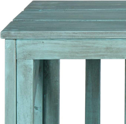 SAFAVIEH Outdoor Collection Branco White and Ash Grey Bench