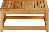 Garden Table Brown Solid Acacia Wood Small Durable - Photo 5
