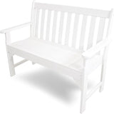 POLYWOOD GNB48WH Vineyard 48" Bench, White - Photo 1