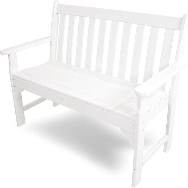 POLYWOOD GNB48WH Vineyard 48" Bench, White - Photo 1
