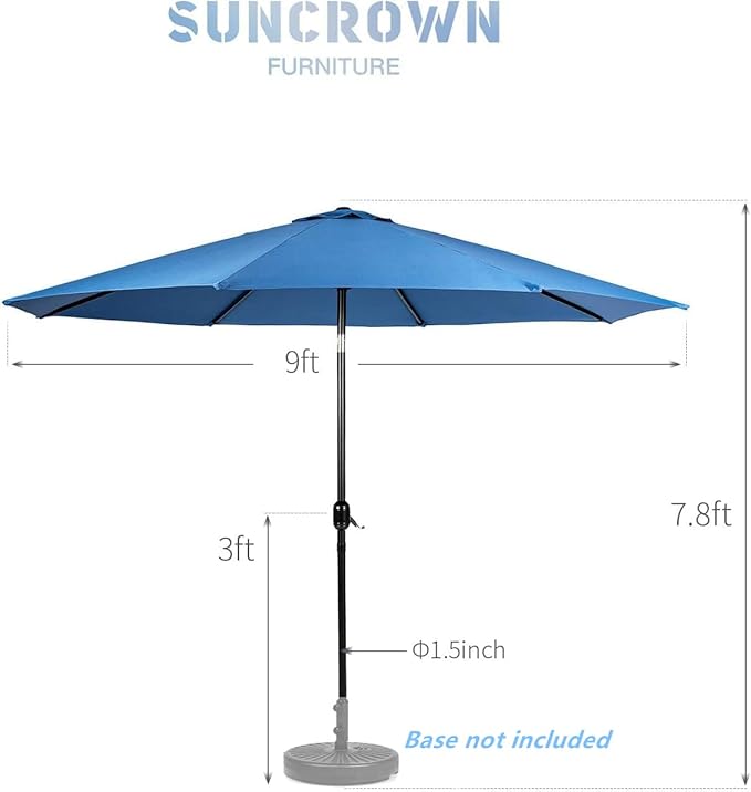 SUNCROWN Outdoor Recliner Chairs Patio Adjustable Relaxing Chair Outdoor Metal Furniture Chair with Thick Cushion and - Photo 8