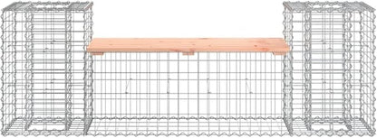 Garden Bench Natural Solid Douglas Wood Patio Bench Stylish Practical for Garden Patio