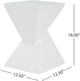 Christopher Knight Home Ginues Lightweight Concrete Square Coffee Table, Indoor and Outdoor Side Table for Living Room - Photo 2