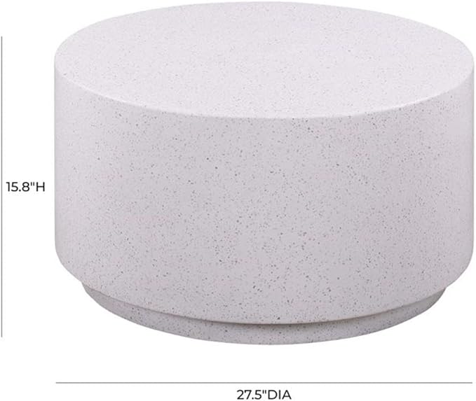 TOV Furniture Terrazzo Light Speckled Coffee Table