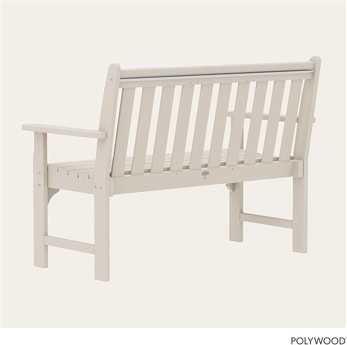 POLYWOOD Vineyard 48-Inch Bench, Sand - Photo 5