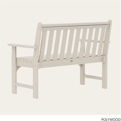 POLYWOOD Vineyard 48-Inch Bench, Sand