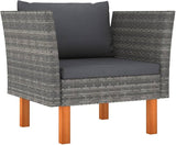 Poly Rattan Furniture, Wicker Furniture, Lightweight Structure, With Comfortable Removable Cushion, Outdoor Sofa/Bench - Photo 1