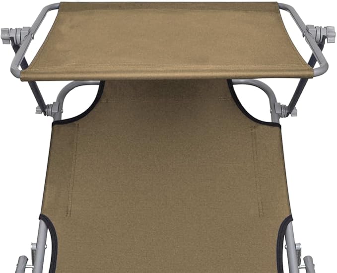 Folding Sun Lounger, Patio Chaise Lounge Chair, Outdoor Recliner Lounge Chair Sun Loungers - Photo 7