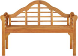 Solid Acacia Wood Garden Bench with Ergonomic Design and Oiled Finish - Photo 3