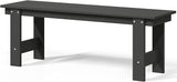 Costaelm Garden Bench, Front Porch Bench Entryway Park Bench, Patio Backless Garden Seat for Outdoors/Indoor - Photo 1