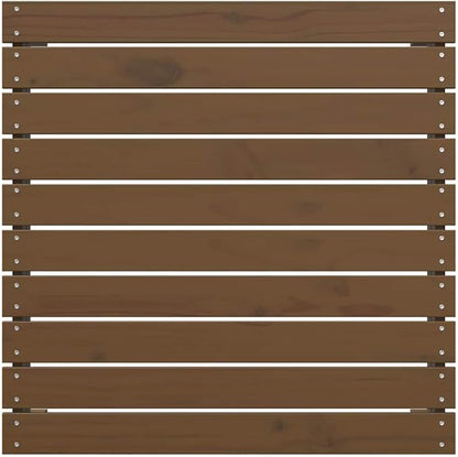 3-Piece Patio Lounge Set Solid Pine Wood Outdoor Furniture Honey Brown with Table for Garden Balcony Backyard Porch Small Space