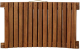Foldable Cream Outdoor Chaise Lounge Chair 72.4" Acacia Wood Sun Lounger for Patio Pool Garden 21.7" W Ergonomic - Photo 6