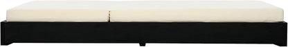 Christopher Knight Home Bayard Acacia Wood Chaise Lounge Chair Outdoor, Adjustable Backrest Sun Lounger Recliner, Wooden Patio Sun Bathing Lounge Chair, Black