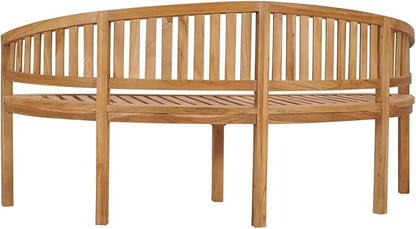 vidaXL Garden Bench Natural Teak Solid Teak Wood Large Durable